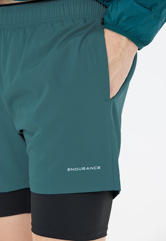 ENDURANCE Regular Shorts 'Kros' in Grün