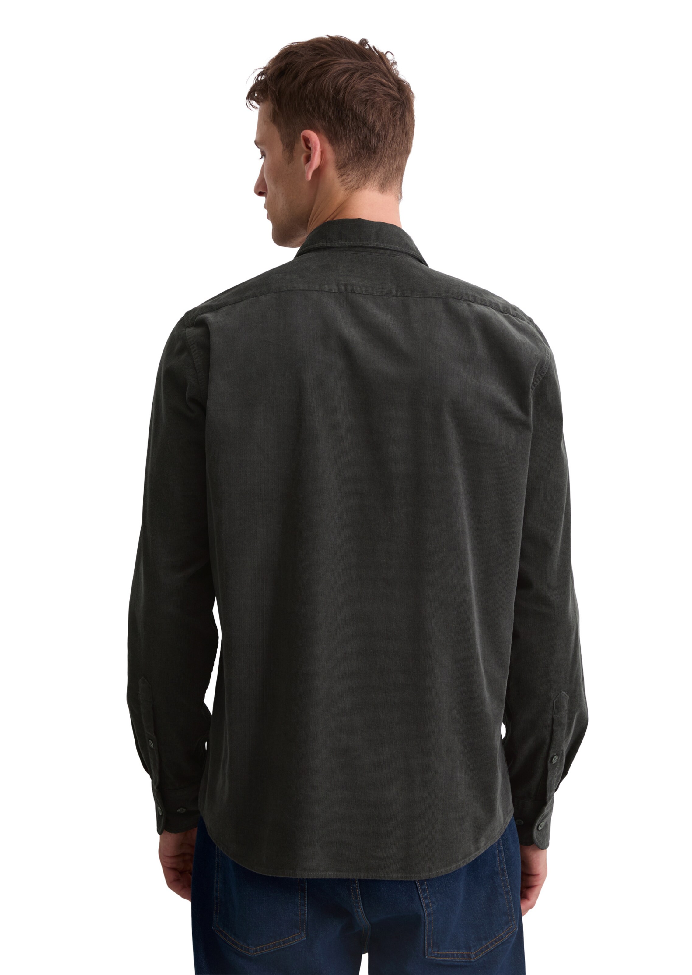 Marc O'Polo Regular fit Button Up Shirt in Grey