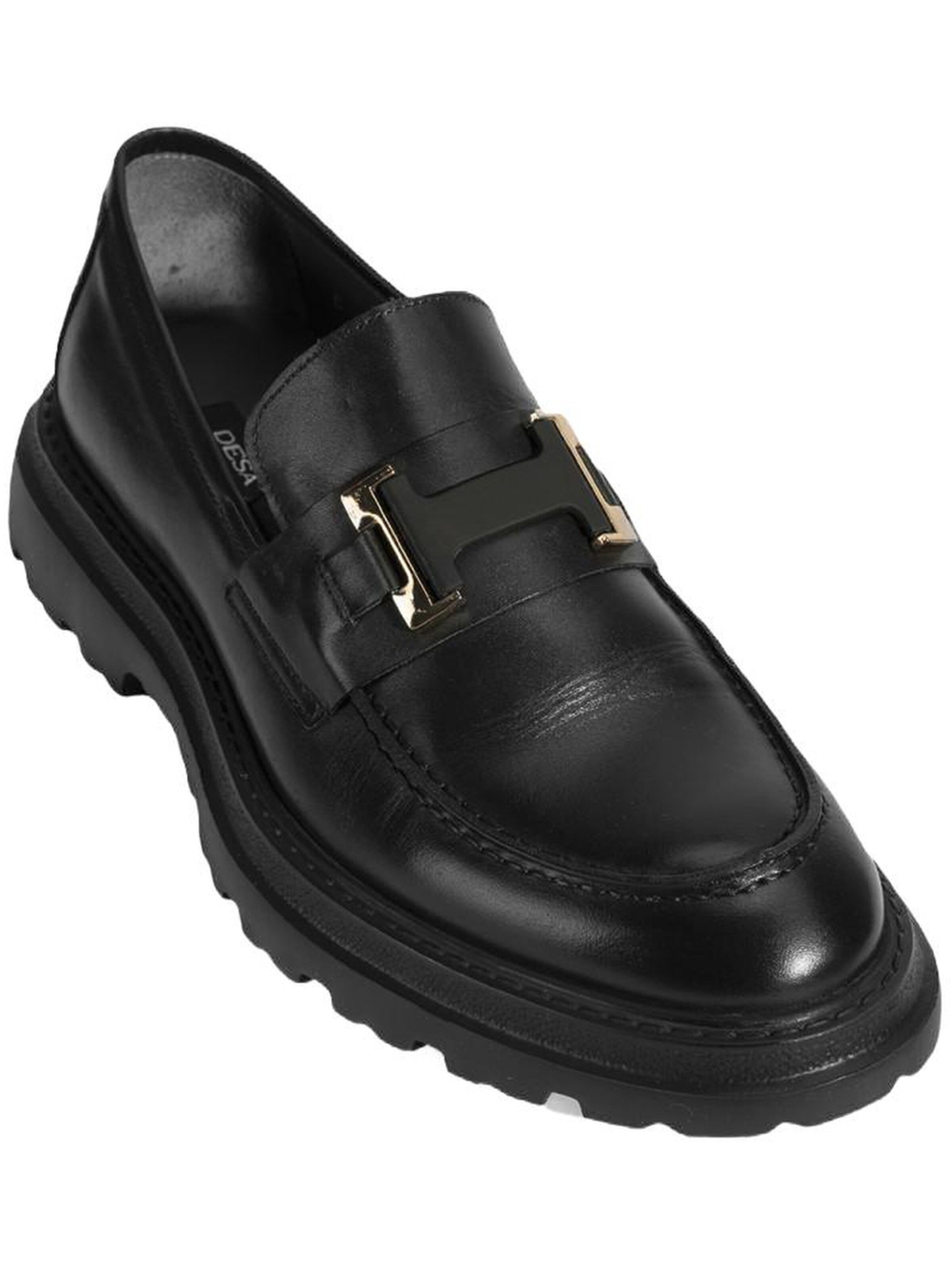 Desa Slipper‌‌‌‌‌‌‌‌‌ in Schwarz: Vorderseite