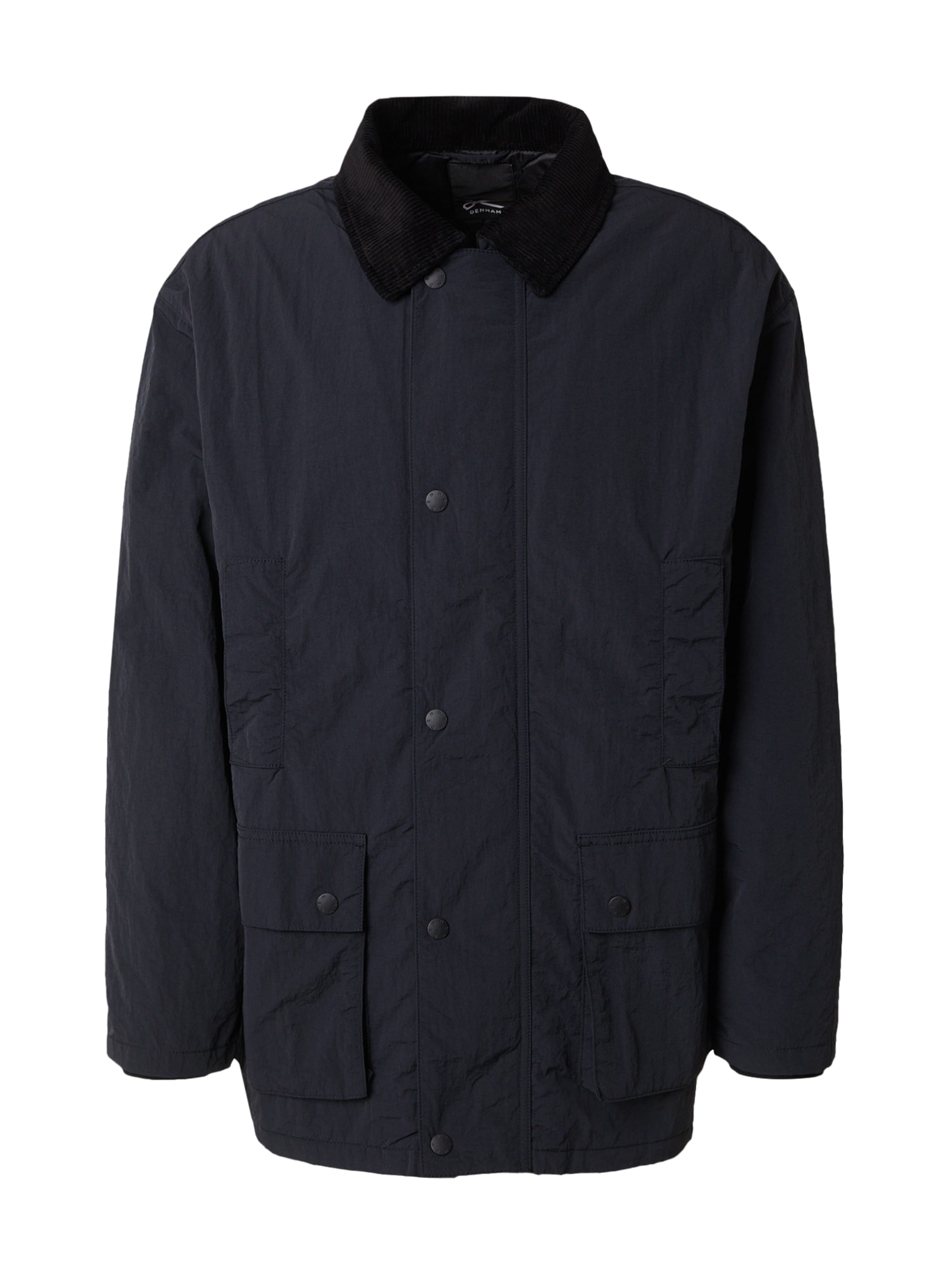 DENHAM Overgangsjakke 'HARRY' i sort: forside