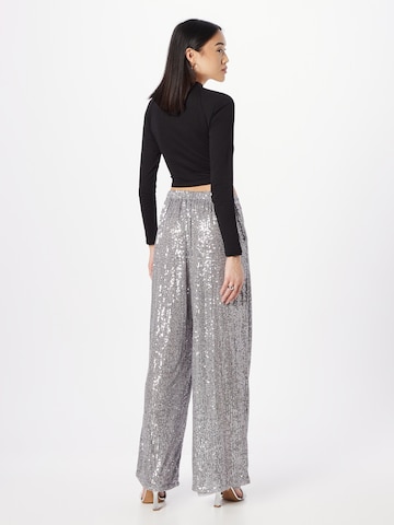 Wide leg Pantaloni di Oasis in argento