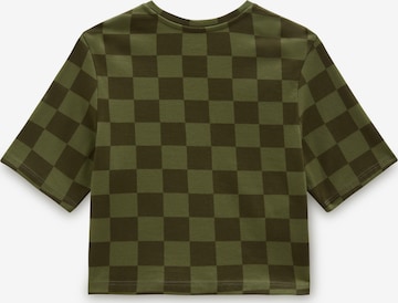 Tricou 'CHECKER' de la VANS pe verde