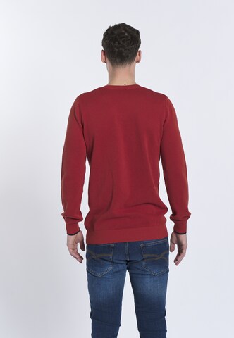 DENIM CULTURE - Pullover ' TITO ' em vermelho