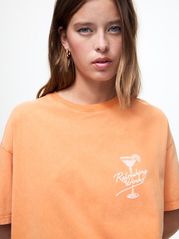 Pull&Bear T-Shirt in Orange