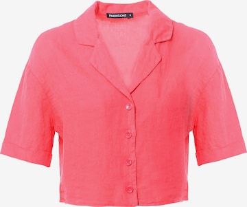 FRESHLIONS Blouse 'Lena' in Roze: voorkant