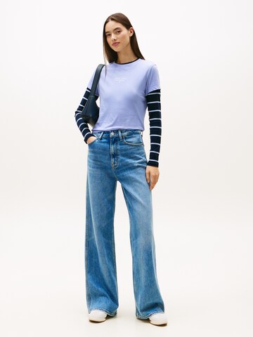 Tommy Jeans T-Shirt 'Ess' in Blau