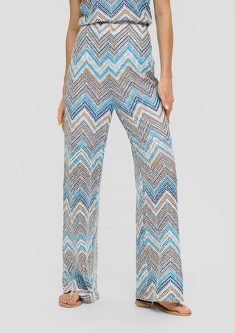 s.Oliver BLACK LABEL Wide Leg Hose in Mischfarben: Vorderseite