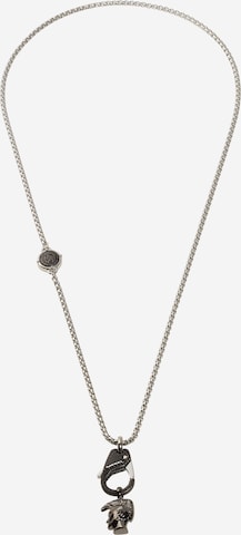 DIESEL Halsband i silver: framsida