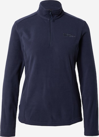 JACK WOLFSKIN Athletic Sweater 'Taunus' in Blue: front