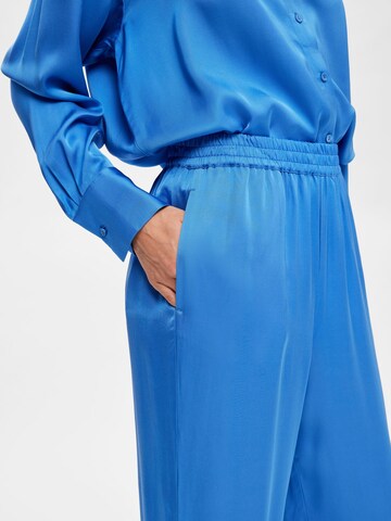 SELECTED FEMME regular Bukser i blå