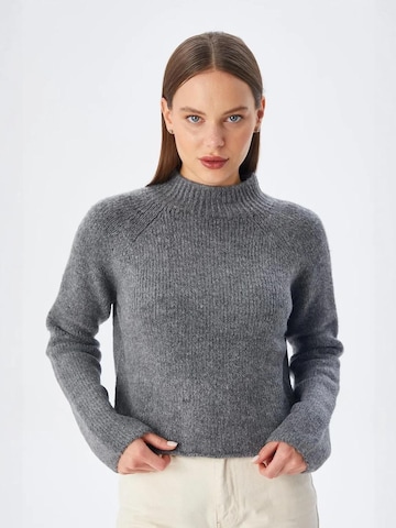 MixRay Pullover in Grau: Vorderseite