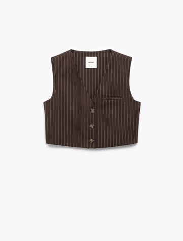 Koton Vest in Brown: front