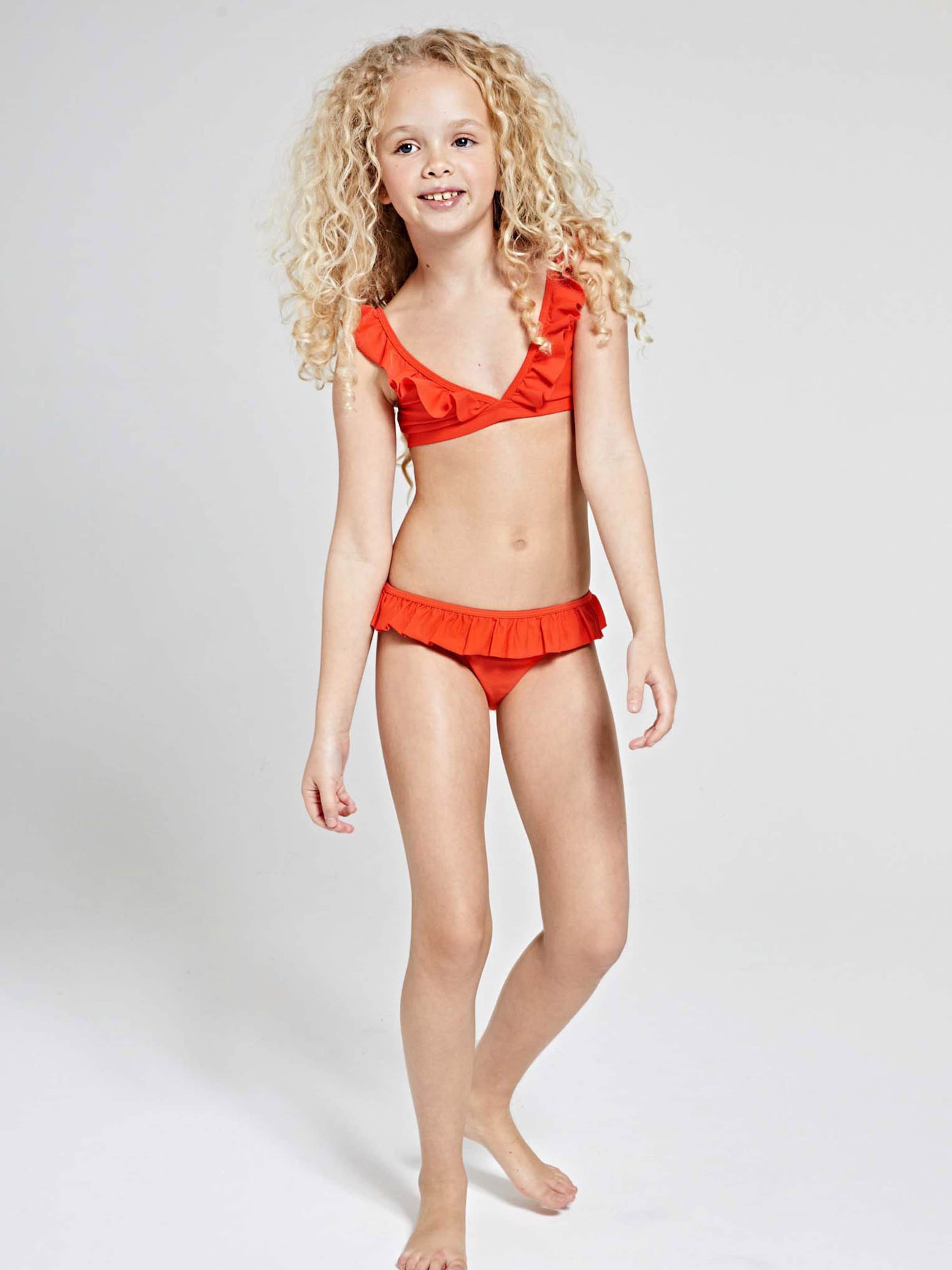 Kinder Teens (Gr. 140-176) Shiwi Bikini 'BELLA' in Orangerot - KG63151