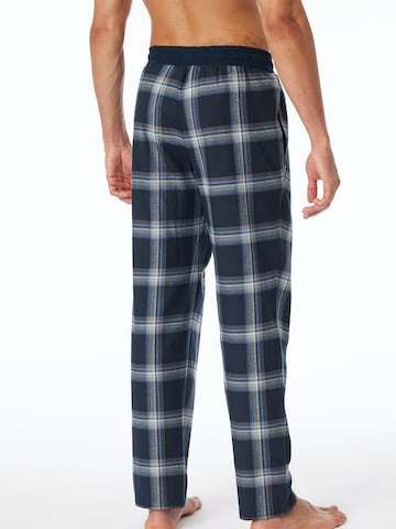 SCHIESSER Pyjamahose in Blau