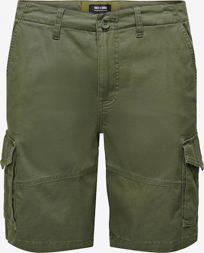 Pantaloni cargo 'DEAN-MIKE' Only & Sons di colore oliva, Visualizzazione prodotti
