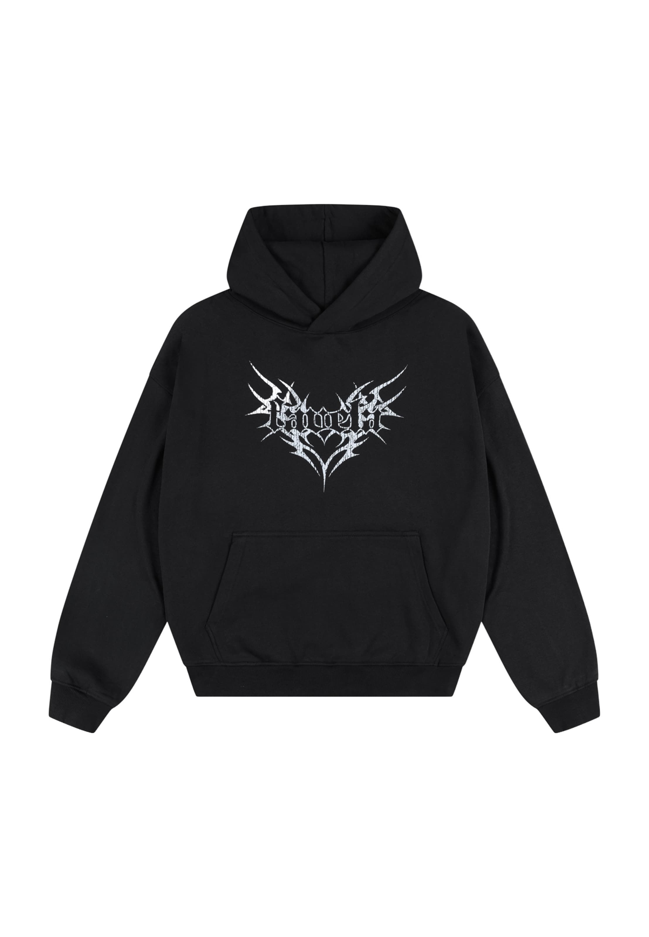 FAVELA Sweatshirt 'Tribal' in Schwarz: Vorderseite