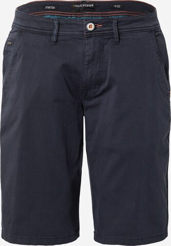 Pantalon chino No Excess en bleu : devant