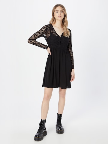 Robe 'Cecile' ABOUT YOU en noir : devant