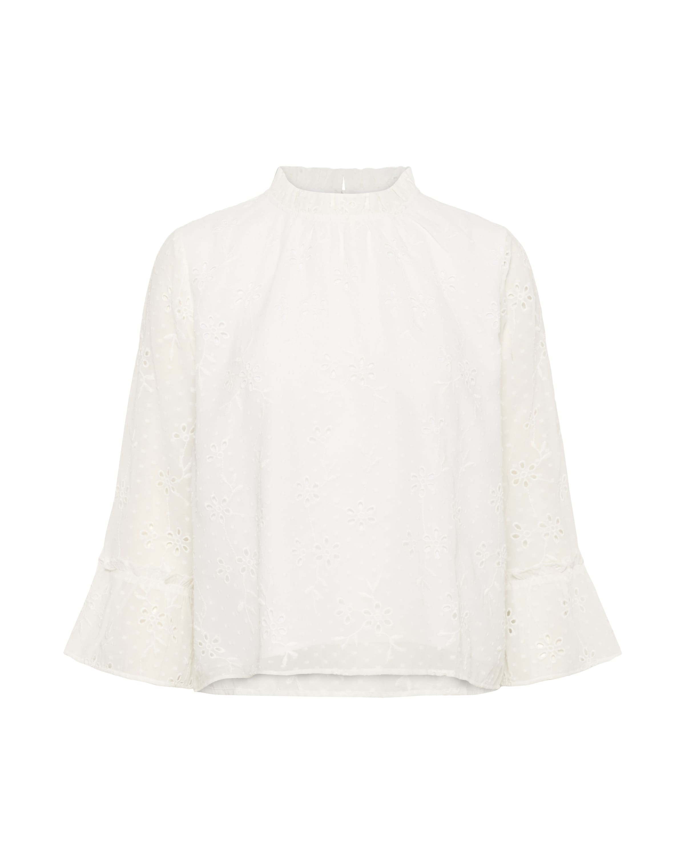 SAINT TROPEZ Blouse 'Osabella' in Wit: voorkant