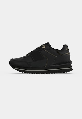 REPLAY Låg sneaker i svart: framsida