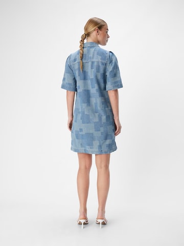 Robe-chemise OBJECT en bleu