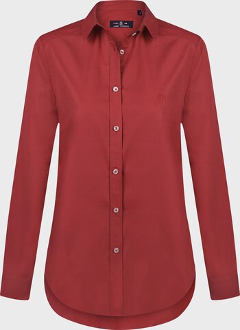 Jimmy Sanders Blouse in Red: front