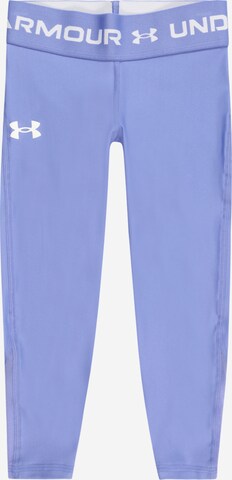 Skinny Pantaloni sportivi di UNDER ARMOUR in lilla: frontale