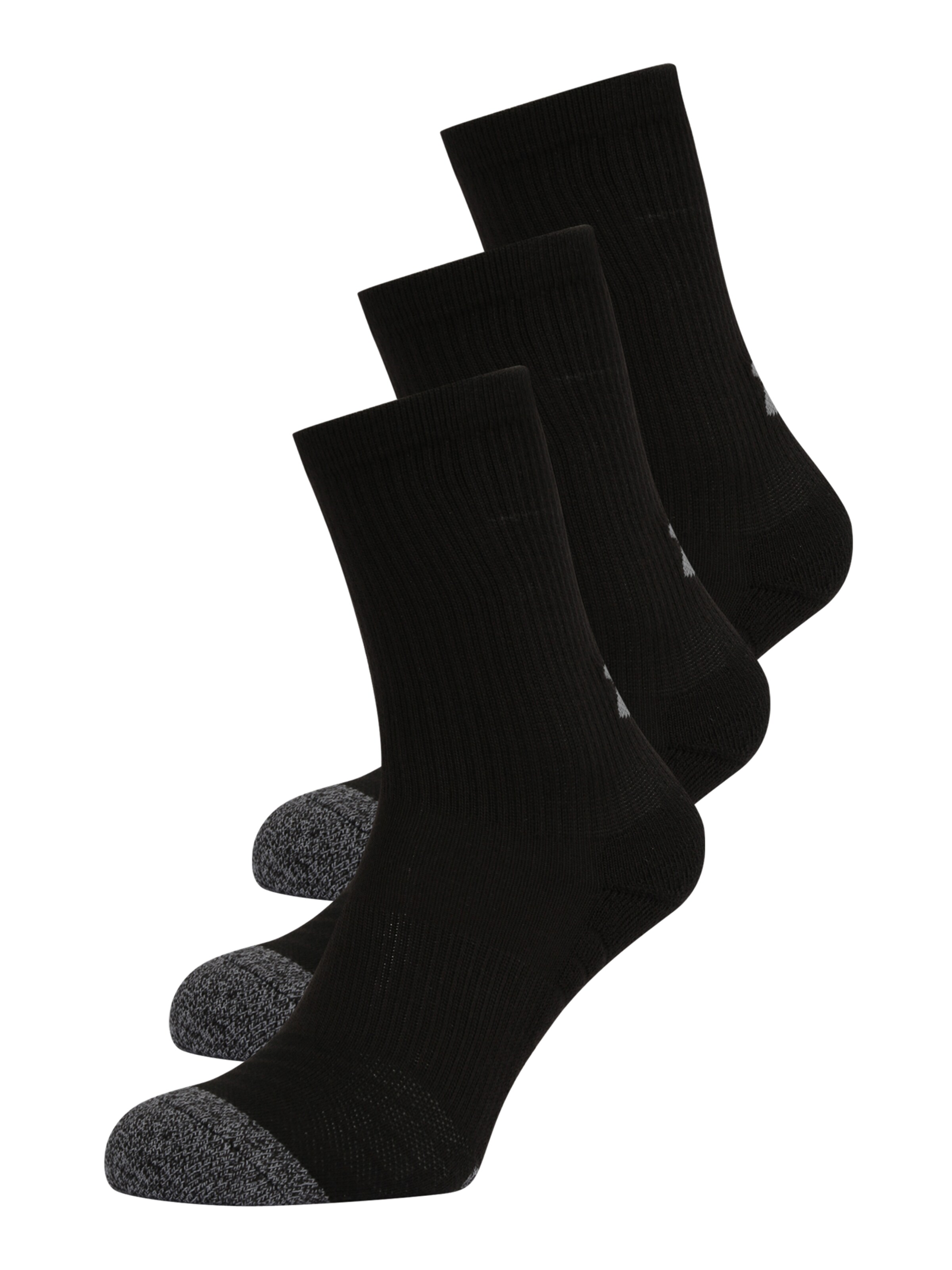 UNDER ARMOUR Sportsocken in Schwarz: Vorderseite