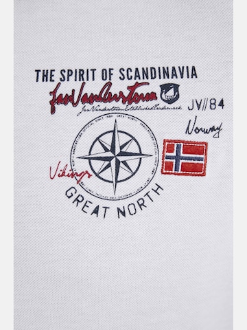 T-Shirt ' Dilan ' Jan Vanderstorm en blanc