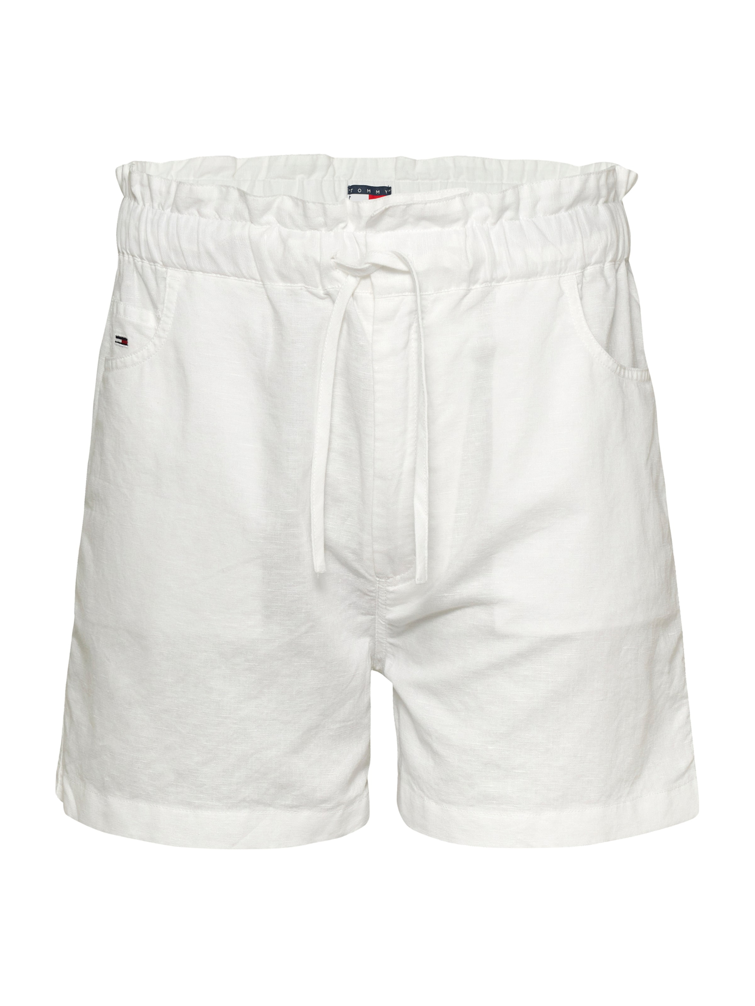 Regular Pantaloni de la Tommy Jeans pe alb: față