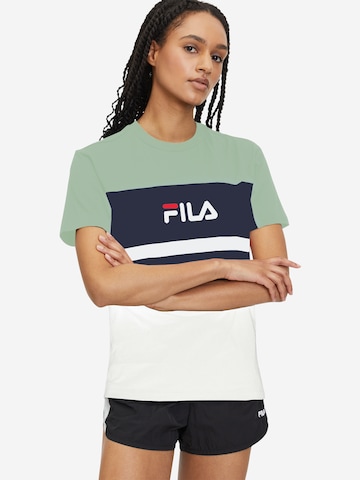 T-shirt 'LISHUI' FILA en vert : devant