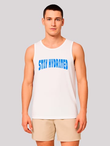 F4NT4STIC Functioneel shirt in Wit: voorkant