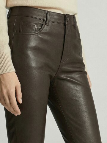 RICANO Skinny Leggings 'PND' in Braun