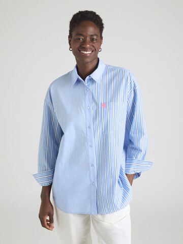 Chemisier 'JOLIVIA' Essentiel Antwerp en bleu : devant