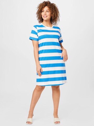 Robe 'APRIL' ONLY Carmakoma en bleu : devant