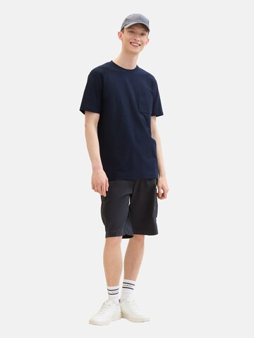 Largi Pantaloni cu buzunare de la TOM TAILOR DENIM pe gri