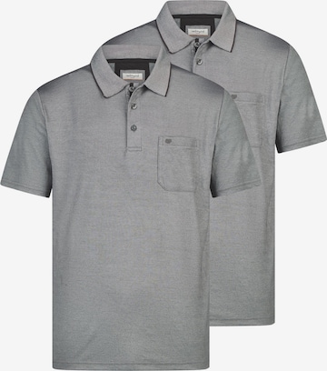 redmond Shirt 'Basic' in Grau: Vorderseite
