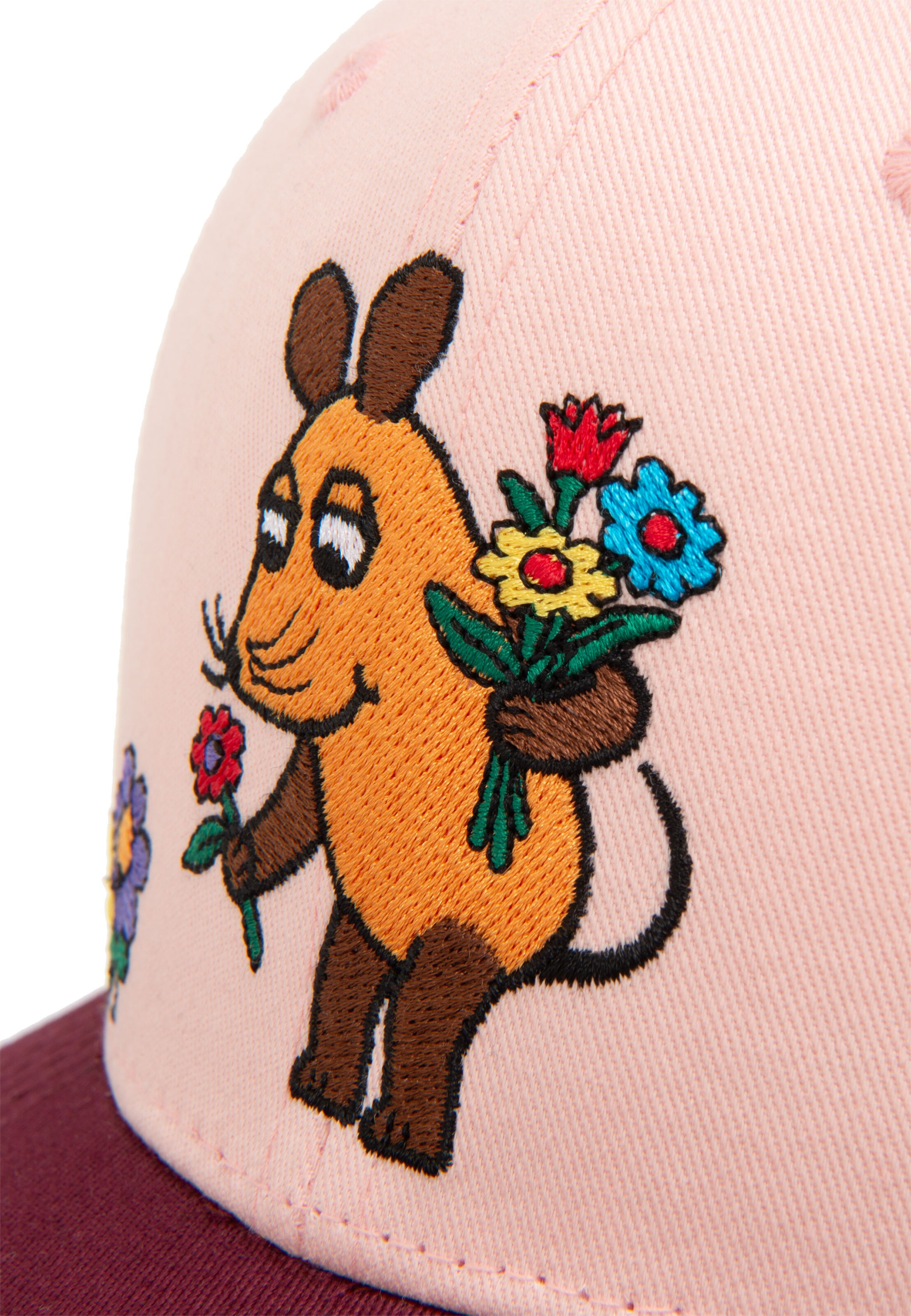 koaa Cap 'Maus - Blumenstrauß' in Pink