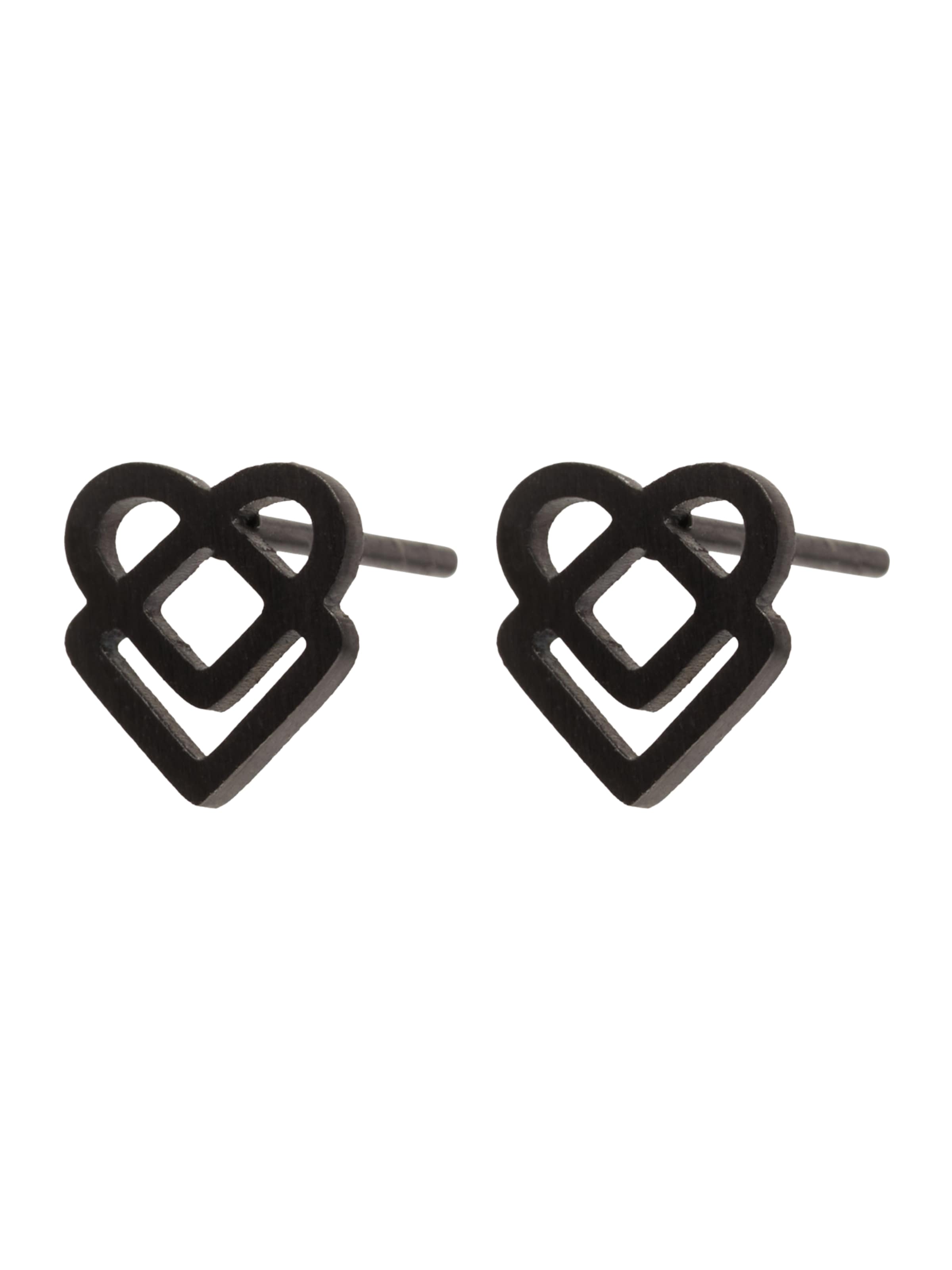 Liebeskind Berlin - Pendientes en negro: frente