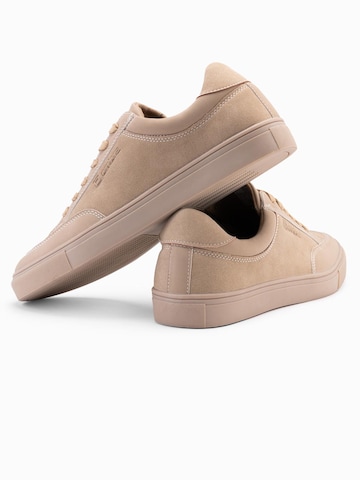 Ombre Platform trainers in Beige
