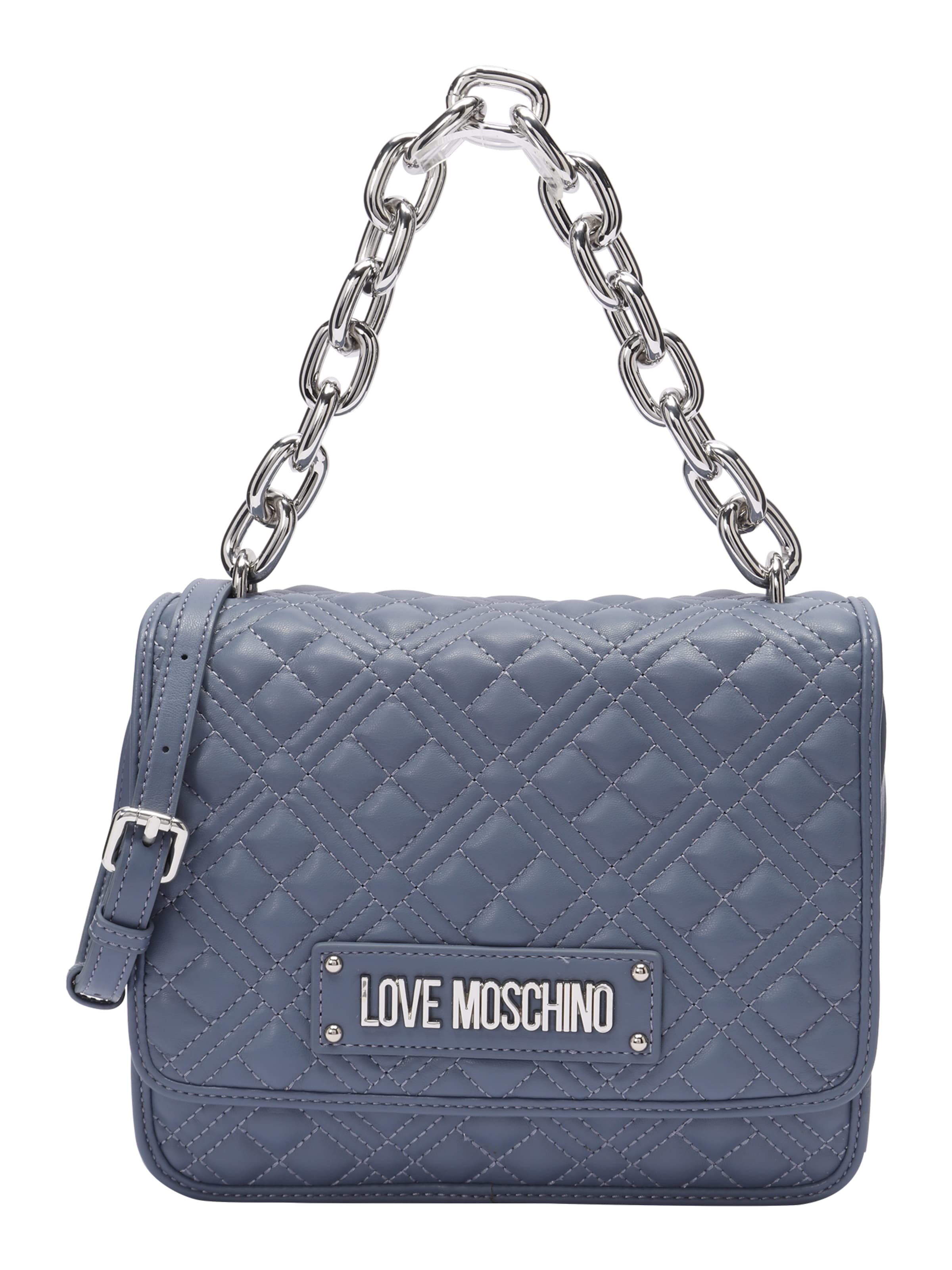 Love Moschino Skuldertaske i blå: forside