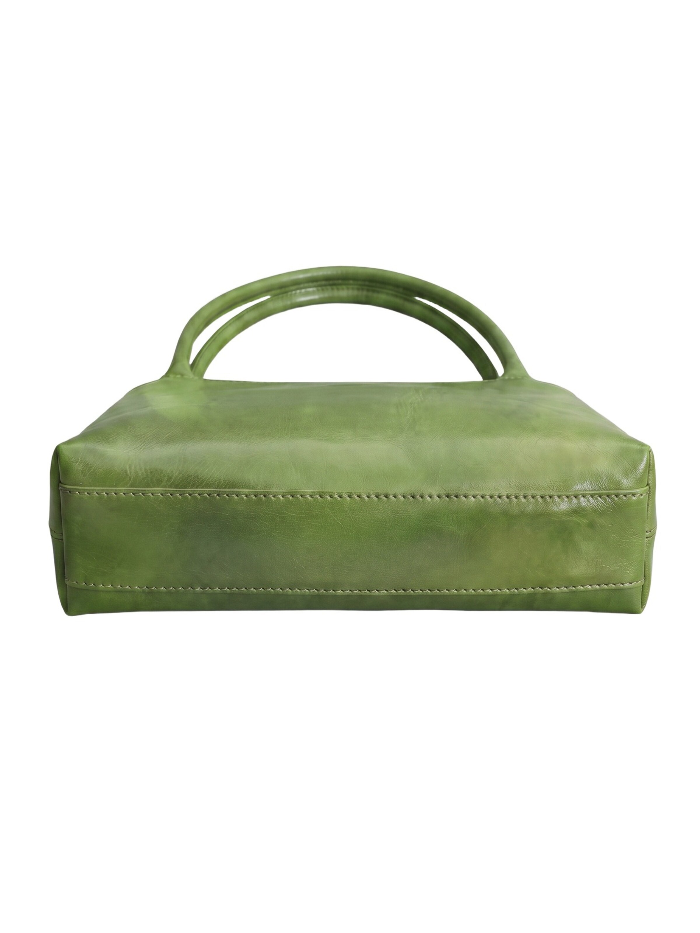 Borsa a spalla 'Borsa a Spalla Donna Pelle Vacchetta I Fratelli - Zip' di I Fratelli in verde
