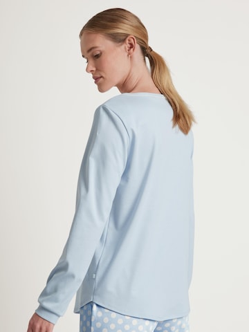 CALIDA Slaapshirt 'Favourites Cats' in Blauw