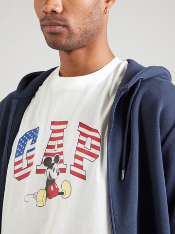Maglietta 'AMERICANA DISNEY' di GAP in bianco