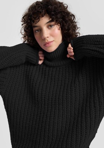 QS Pullover in Schwarz