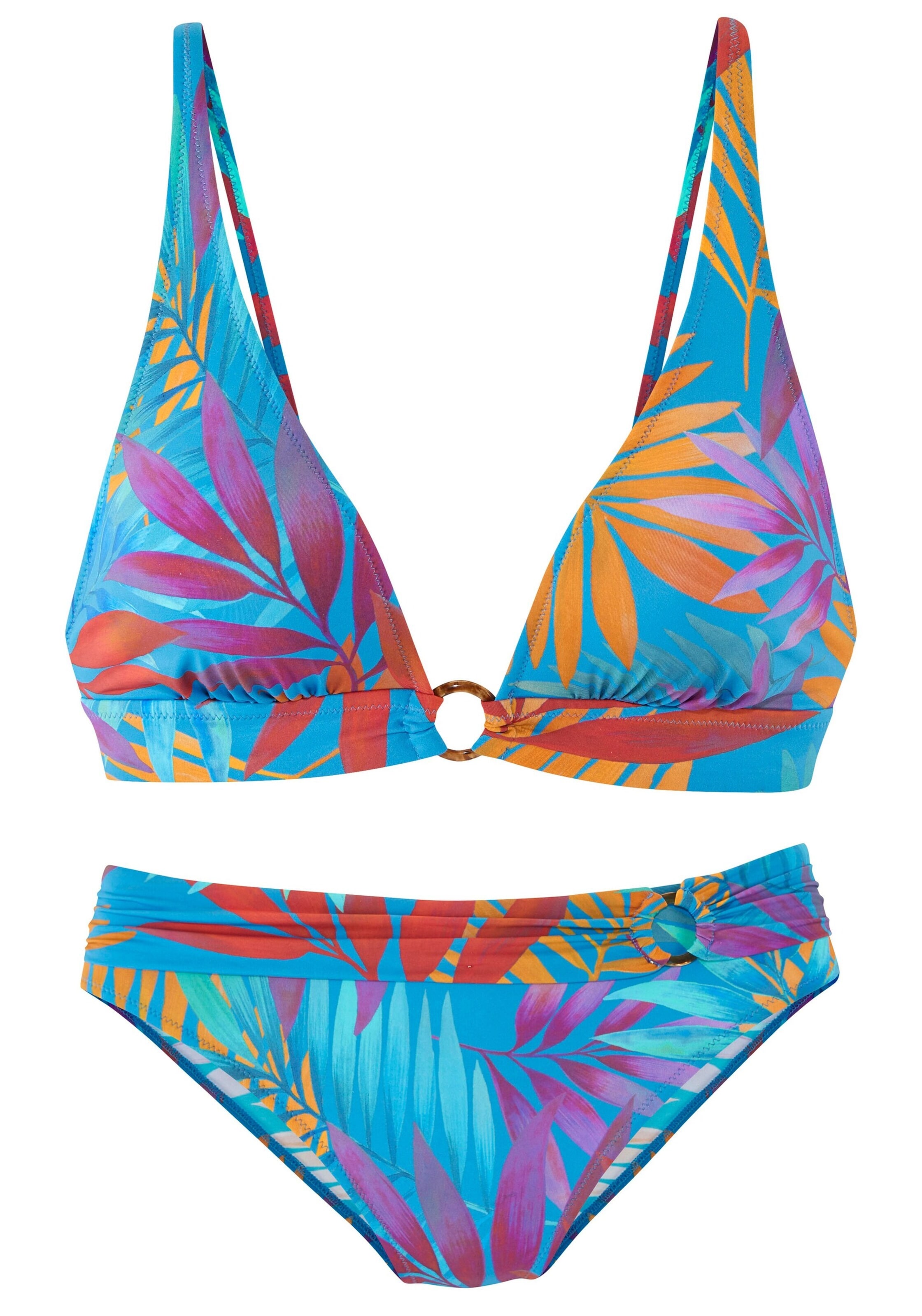 LASCANA Triangel Bikini in Blau: Vorderseite
