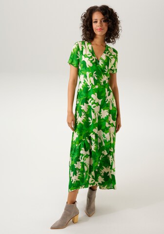 Aniston CASUAL Summer Dress in Green