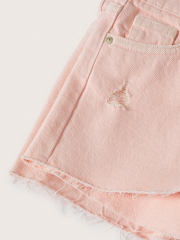 Regular Jeans 'ISA' de la MANGO KIDS pe roz
