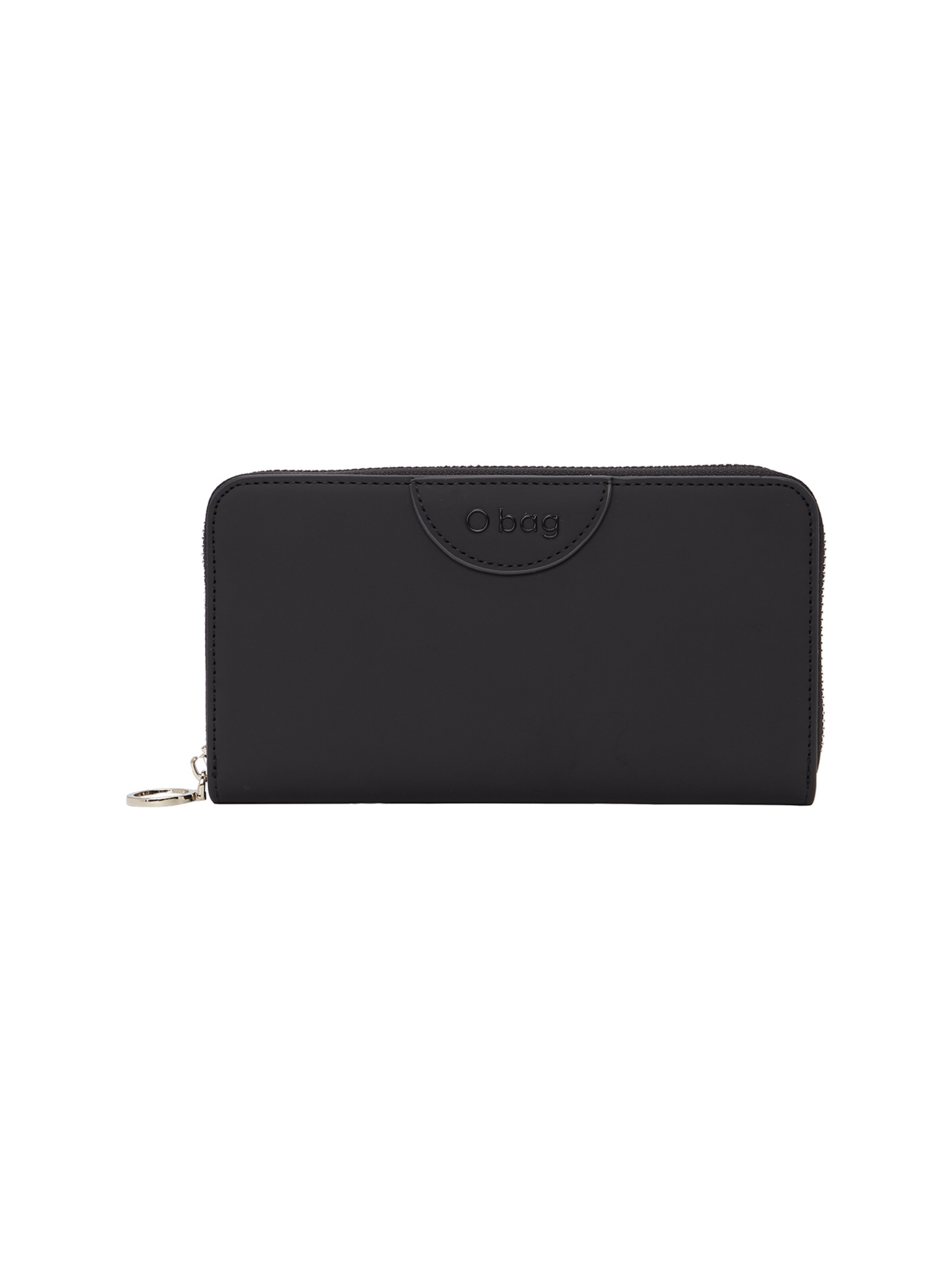 O bag Wallet in Black: front