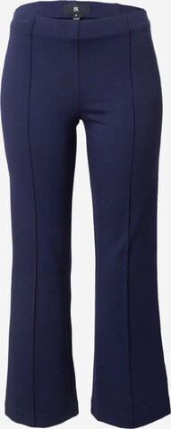 Banana Republic Flared Pleat-Front Pants in Blue: front